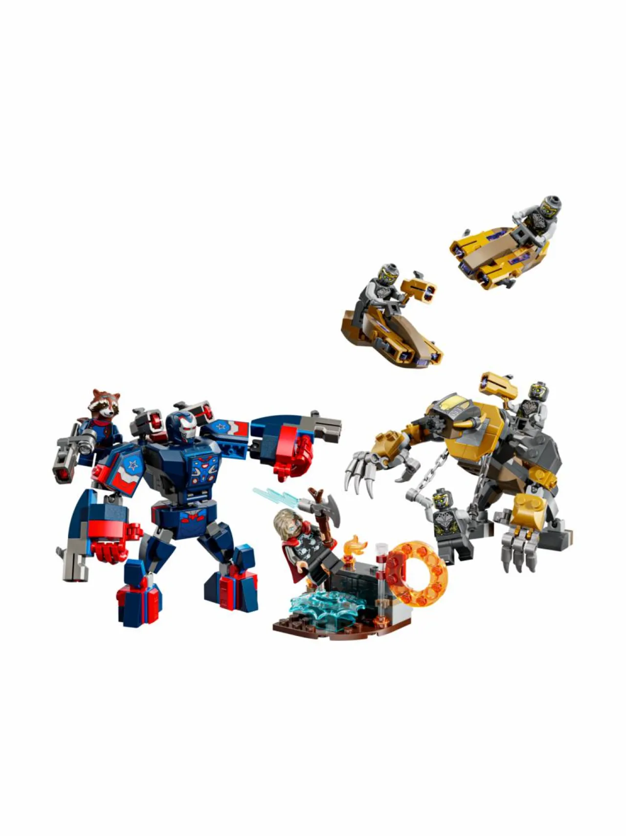 LEGO SUPER HEROES Avengers: Endgame Thor vastaan Chitauri 76322^ Rakennussarjat