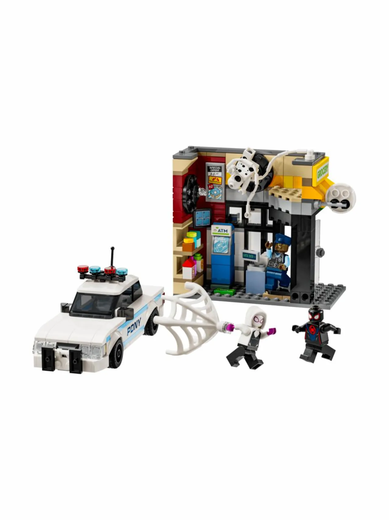 Rakennussarjat<LEGO SUPER HEROES Hämähäkkiversum: Miles Morales vastaan Pilkku 76311