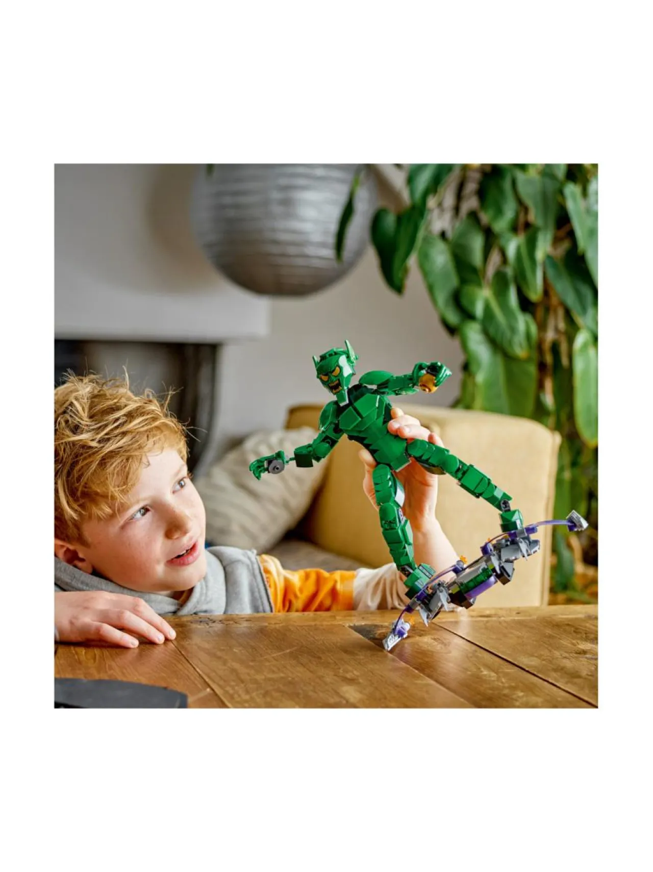 Rakennussarjat<LEGO SUPER HEROES Rakennettava Vihreä Menninkäinen ‑hahmo 76284