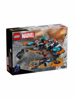 Rakennussarjat<LEGO SUPER HEROES Rocketin Warbird vastaan Ronan 76278