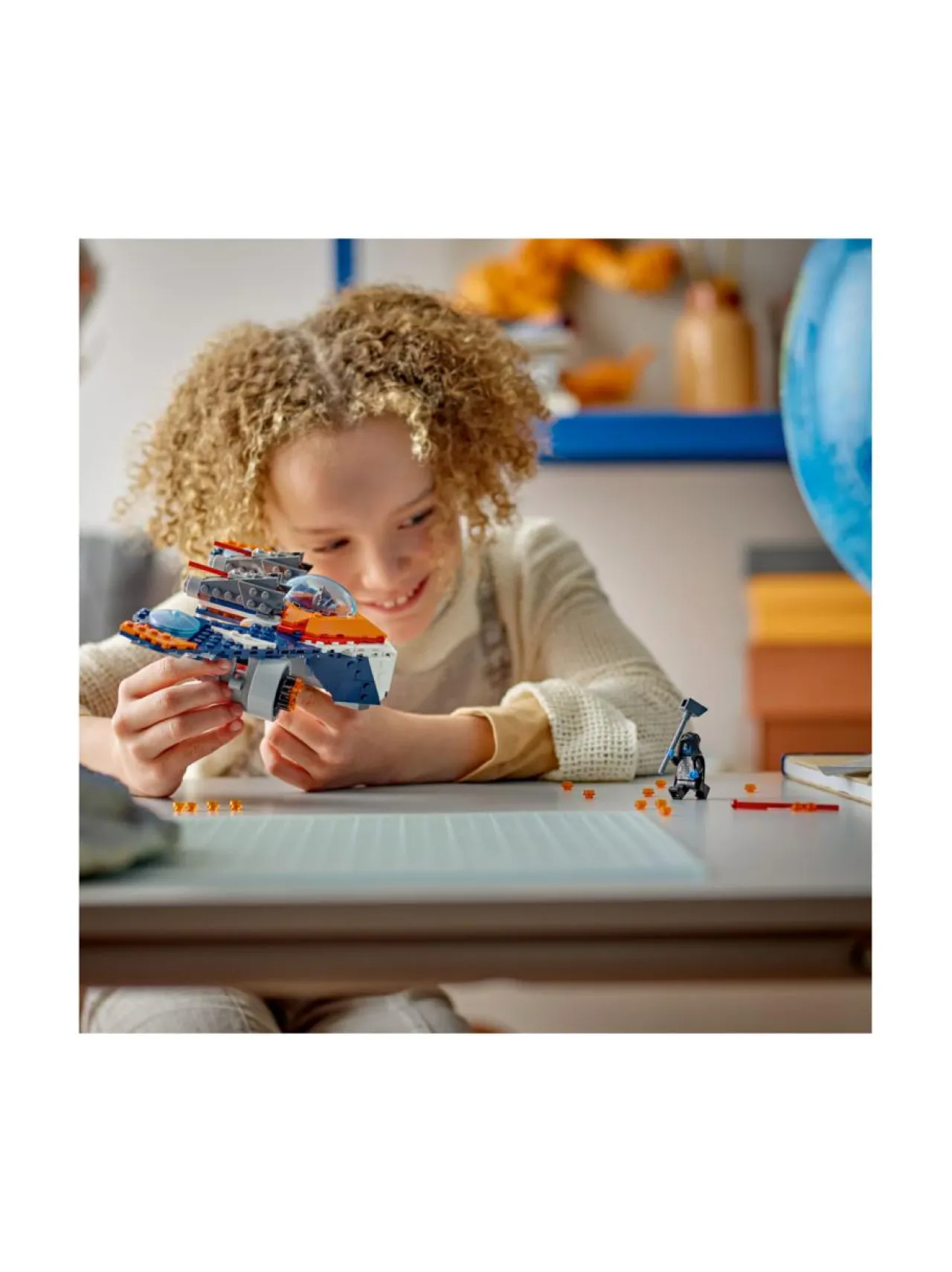 Rakennussarjat<LEGO SUPER HEROES Rocketin Warbird vastaan Ronan 76278