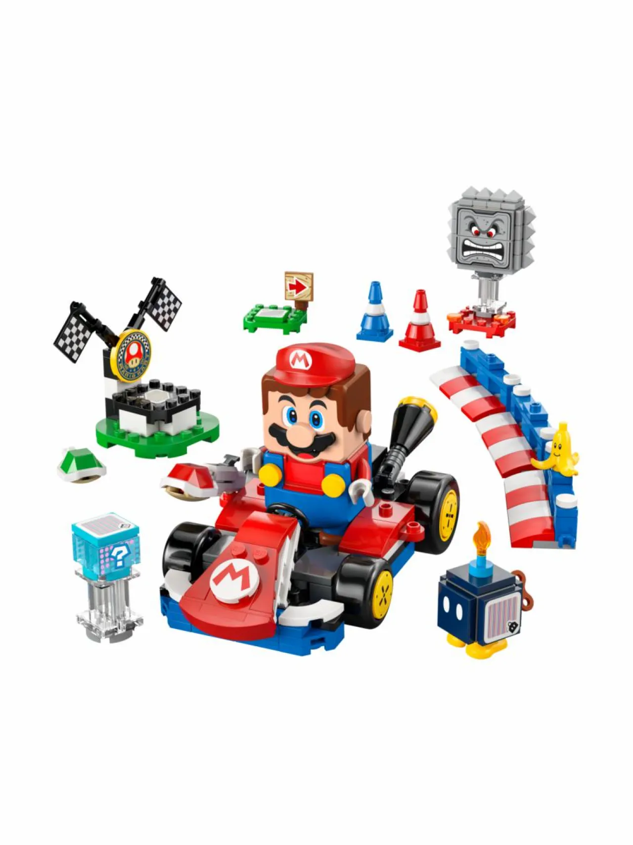 LEGO SUPER MARIO Mario Kart™ – Interaktiivinen LEGO® Mario™ ja Standard Kart 72043^ Rakennussarjat