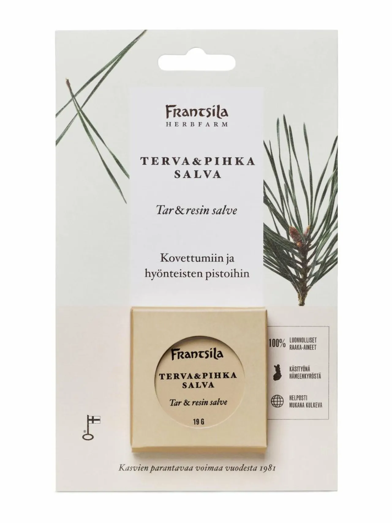 Frantsila Lemminkäisen Äidin terva-pihkasalva 19 g^ Vartalonhoito