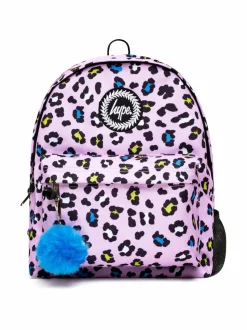 Reput & Laukut<Just Hype Leopard-reppu LILAC
