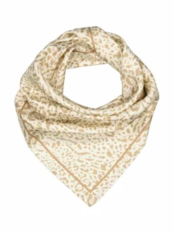 Huivit & Kaulaliinat<lescarf Leo-silkkihuivi CREAM &AMP; BEIGE (LEOPARD PRINT)