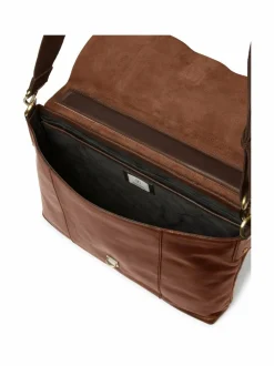 Laukut<SDLR Ålesund Messenger -nahkalaukku 0046 0046MIDBROWN