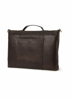 Laukut<SDLR Ålesund Messenger -nahkalaukku 0004 0004DK.BROWN