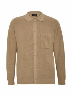 Neuleet<SAND Copenhagen Liam-neuletakki 240 LIGHT CAMEL