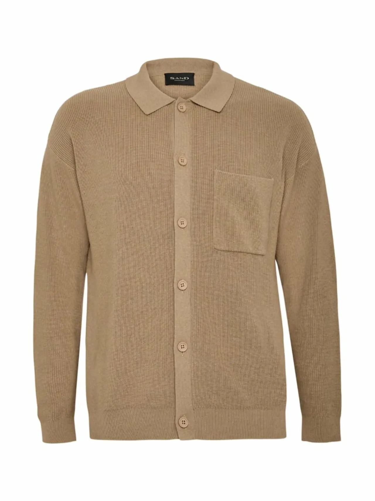 Neuleet<SAND Copenhagen Liam-neuletakki 240 LIGHT CAMEL