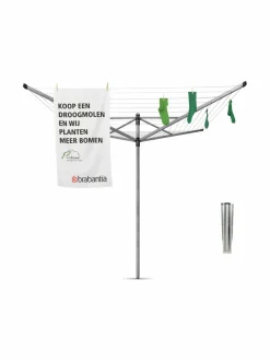 Brabantia Lift-O-Matic Advance- pyörivä kuivausteline^ Pyykkihuolto
