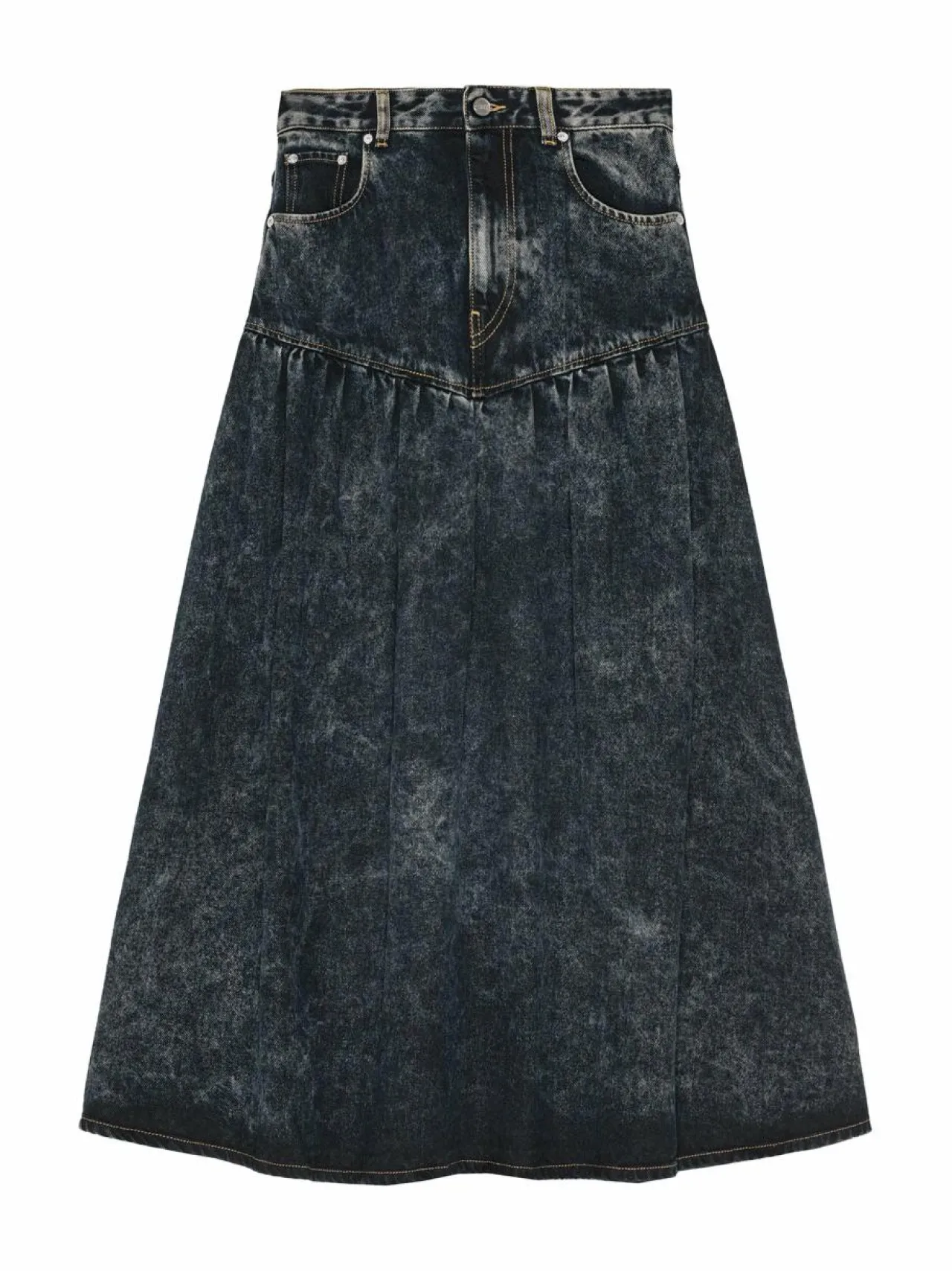 Ganni Light Denim -farkkuhame^ Hameet