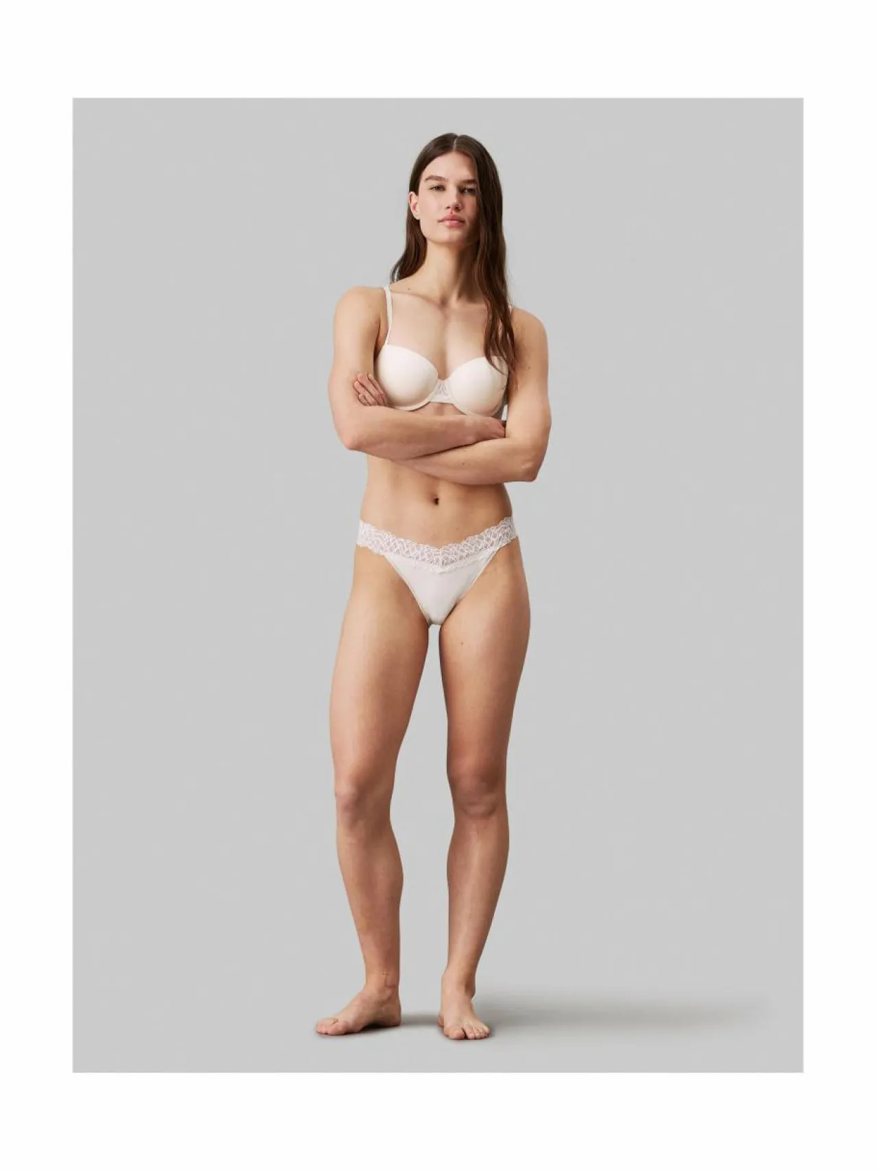 Alusvaatteet & -Asut<Calvin Klein Underwear Lightly Lined Balconette -rintaliivit 101 IVORY