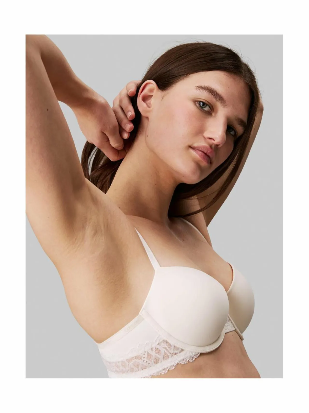 Alusvaatteet & -Asut<Calvin Klein Underwear Lightly Lined Balconette -rintaliivit 101 IVORY