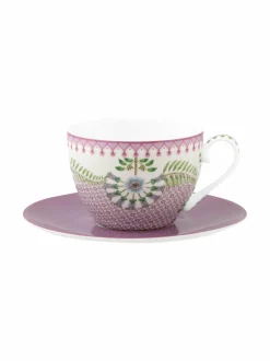 PIP Studio Lily&Lotus -kuppi ja lautanen 280 ml^ Mukit & Kupit & Asetit