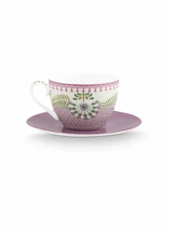 PIP Studio Lily&Lotus -kuppi ja lautanen 280 ml^ Mukit & Kupit & Asetit
