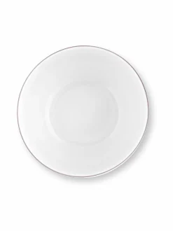 Lautaset & Kulhot<PIP Studio Lily&Lotus -posliinikulho 18 cm WHITE
