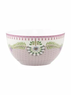 Lautaset & Kulhot<PIP Studio Lily&Lotus Tiles -posliinikulho 15 cm LILAC