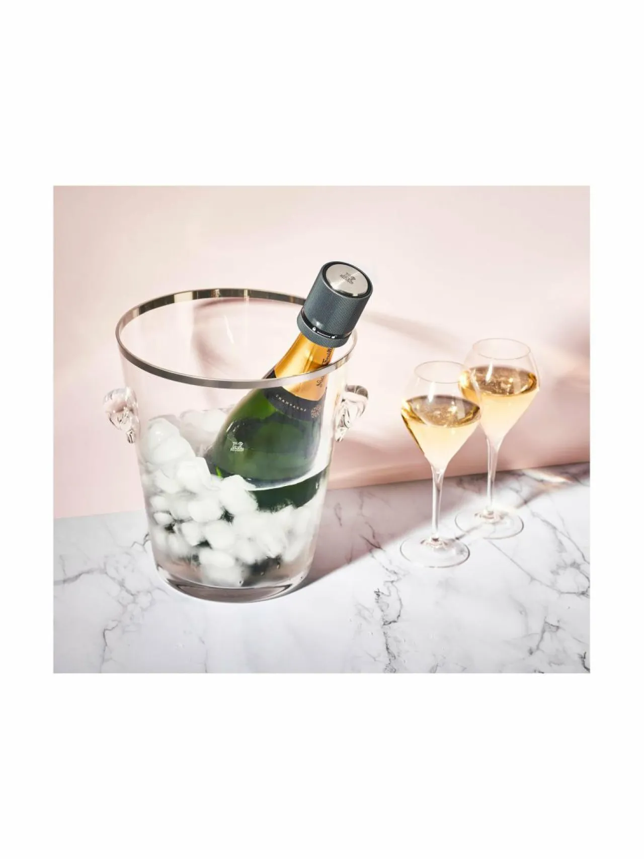 Peugeot Line Champagne Stopper -kuohuviinipullon sulkija^ Baari- & Viinitarvikkeet