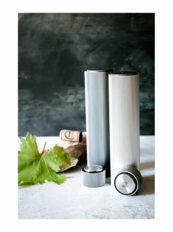 Baari- & Viinitarvikkeet<Peugeot Line Electronic Wine Bottle Opener Aluminium -elektroninen viinipullonavaaja LIGHT GREY