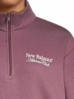 Paidat, Hupparit & Colleget<New Balance Linear Graphic Half Zip -collegepaita FDP FADED PLUM