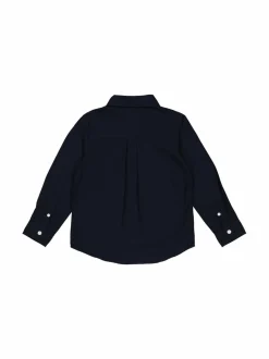 Paidat<Lindex Linen Blend -kauluspaita 2521 DARK NAVY