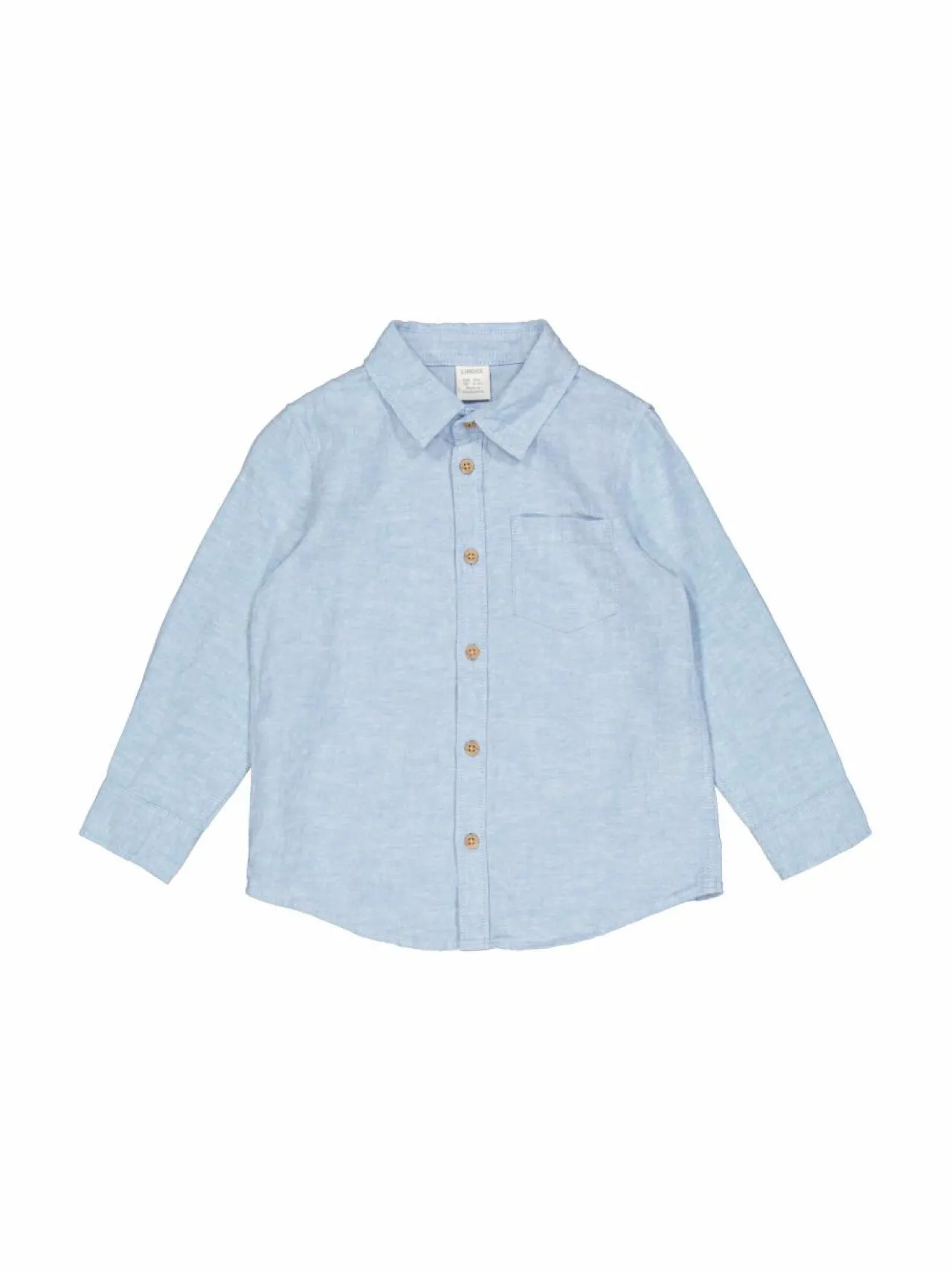 Paidat<Lindex Linen Blend -kauluspaita 9981 LT DUSTY BLUE