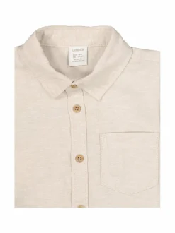 Paidat<Lindex Linen Blend -kauluspaita 9928 LIGHT GREY