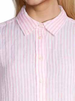 Paidat & Puserot<GANT Linen Striped -paita 627 GERANIUM PINK