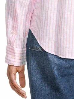 Paidat & Puserot<GANT Linen Striped -paita 627 GERANIUM PINK