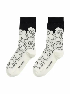 Marimekko Linjaus Piirto Unikko -sukat^ Sukat & Sukkahousut