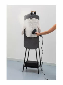 Pyykkihuolto<Brabantia Linn Steam Board -höyrytyslauta PEPPER BLACK