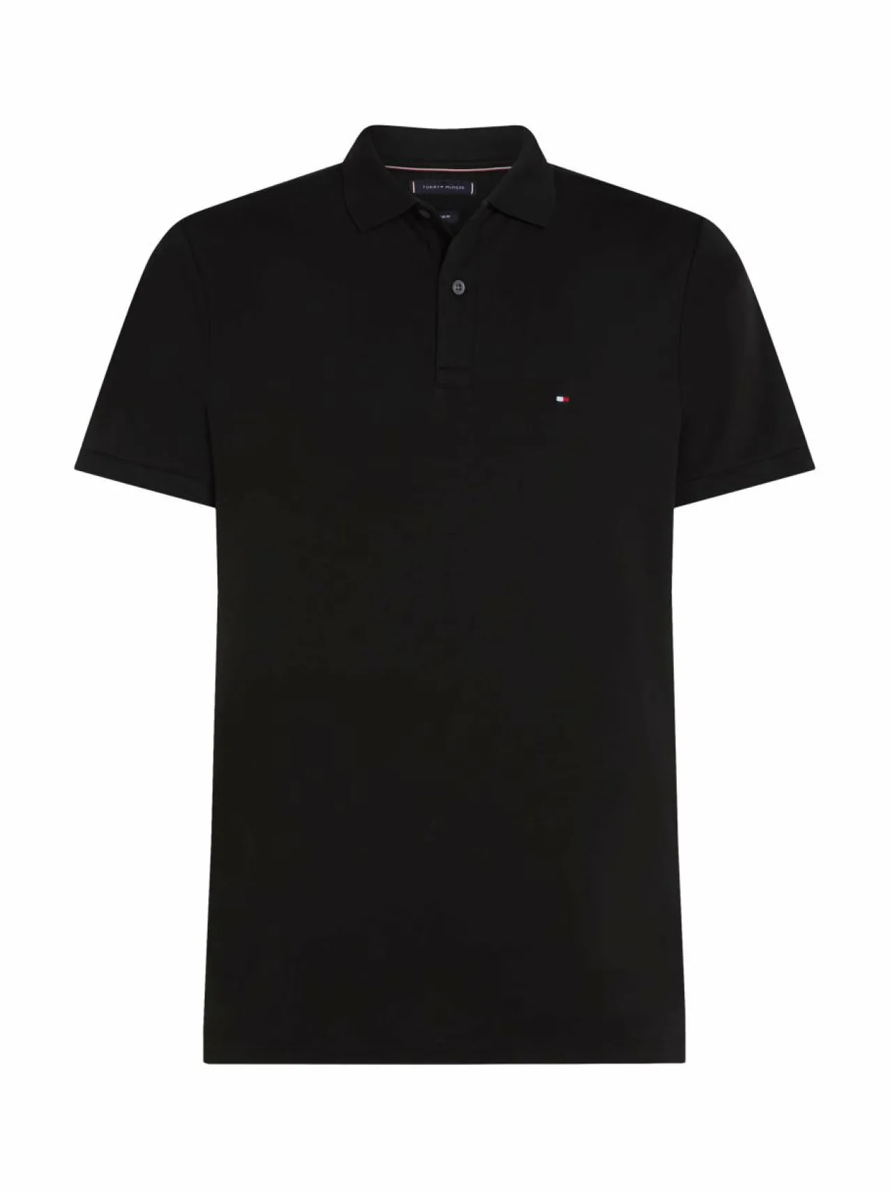 Paidat<Tommy Hilfiger Liquid Cotton Essential Regular -pikeepaita BDS BLACK