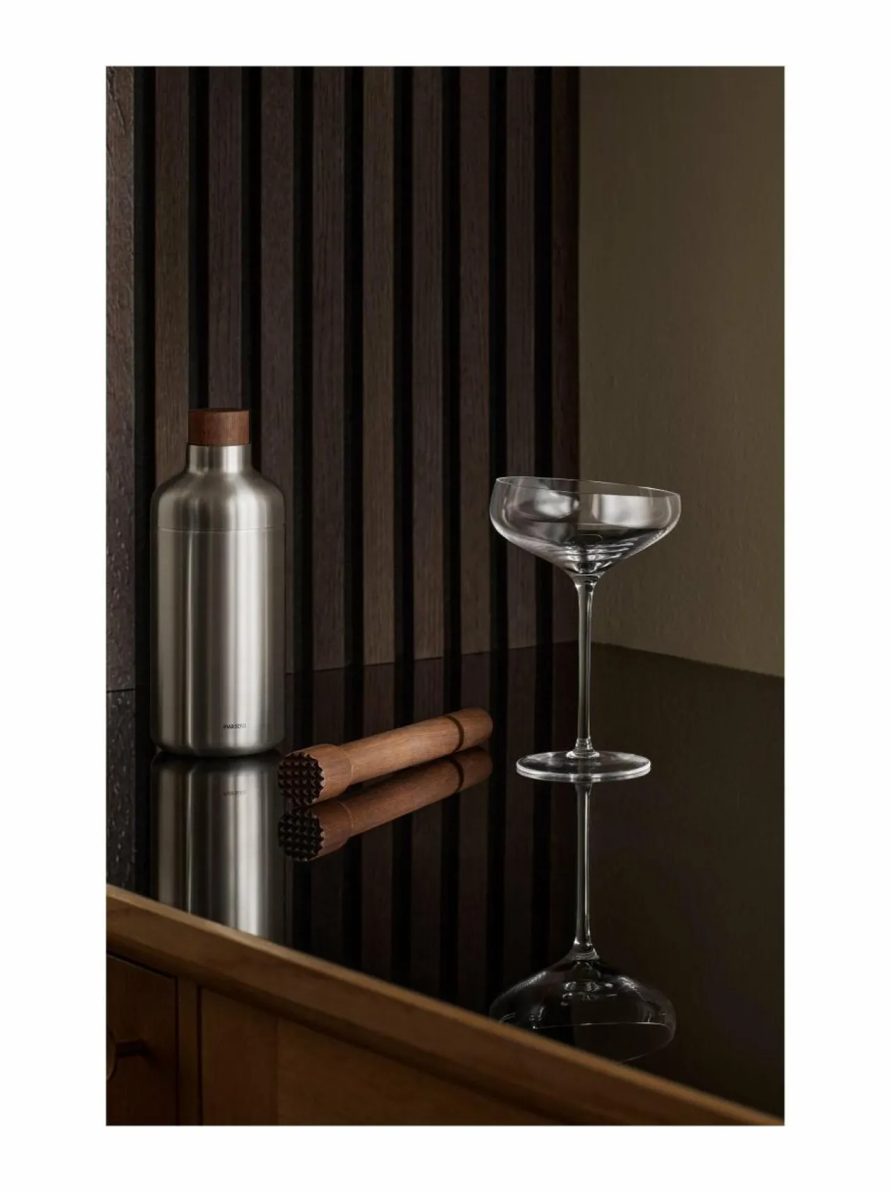 Baari- & Viinitarvikkeet<Eva Solo Liquid Lounge -cocktailmurskain 22 cm STEEL