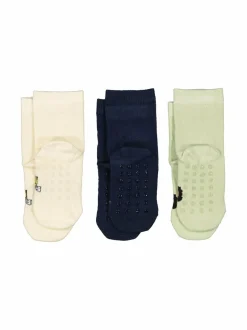Sukat & Sukkahousut<Lindex Liukuestesukat 3-pack 6842 DARK BLUE