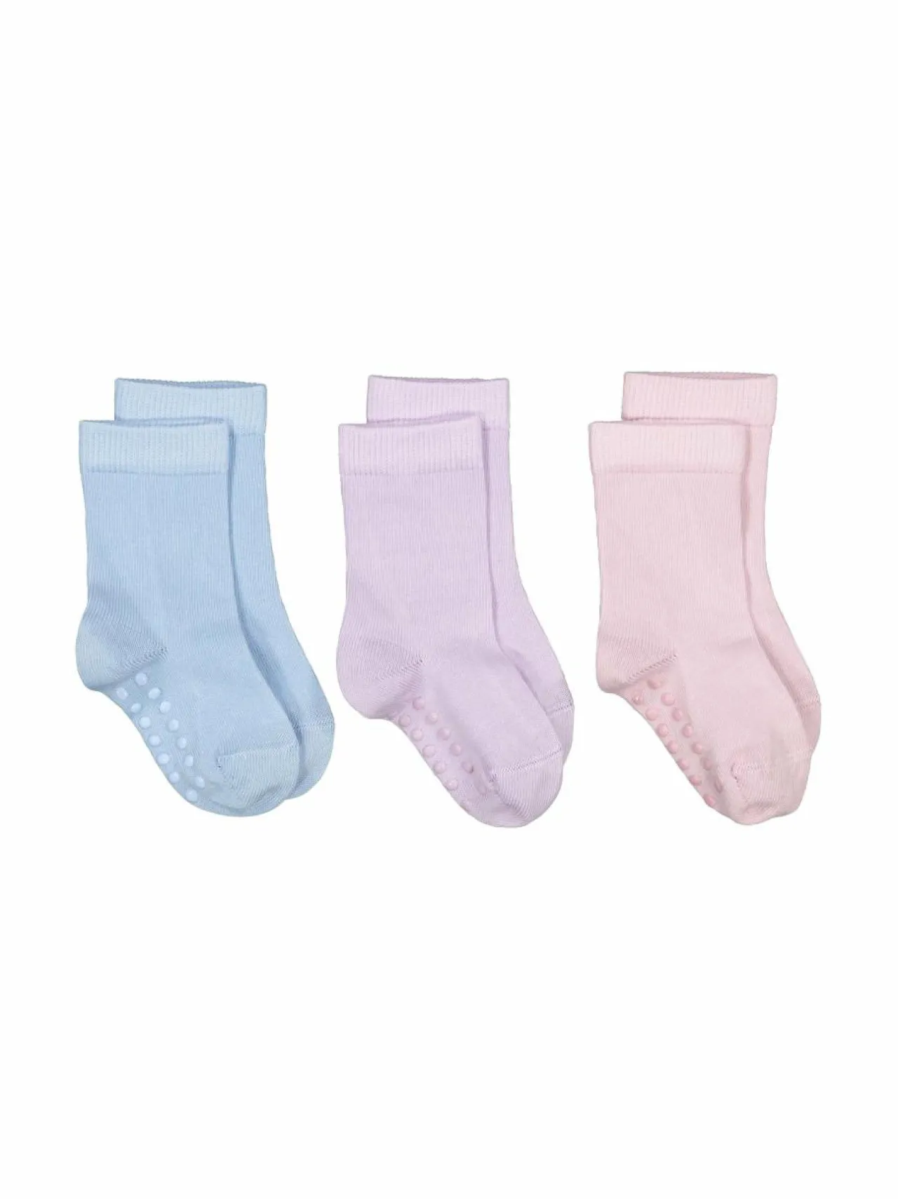 Sukat & Sukkahousut<Lindex Liukuestesukat 3-pack 4813 LIGHT LILAC