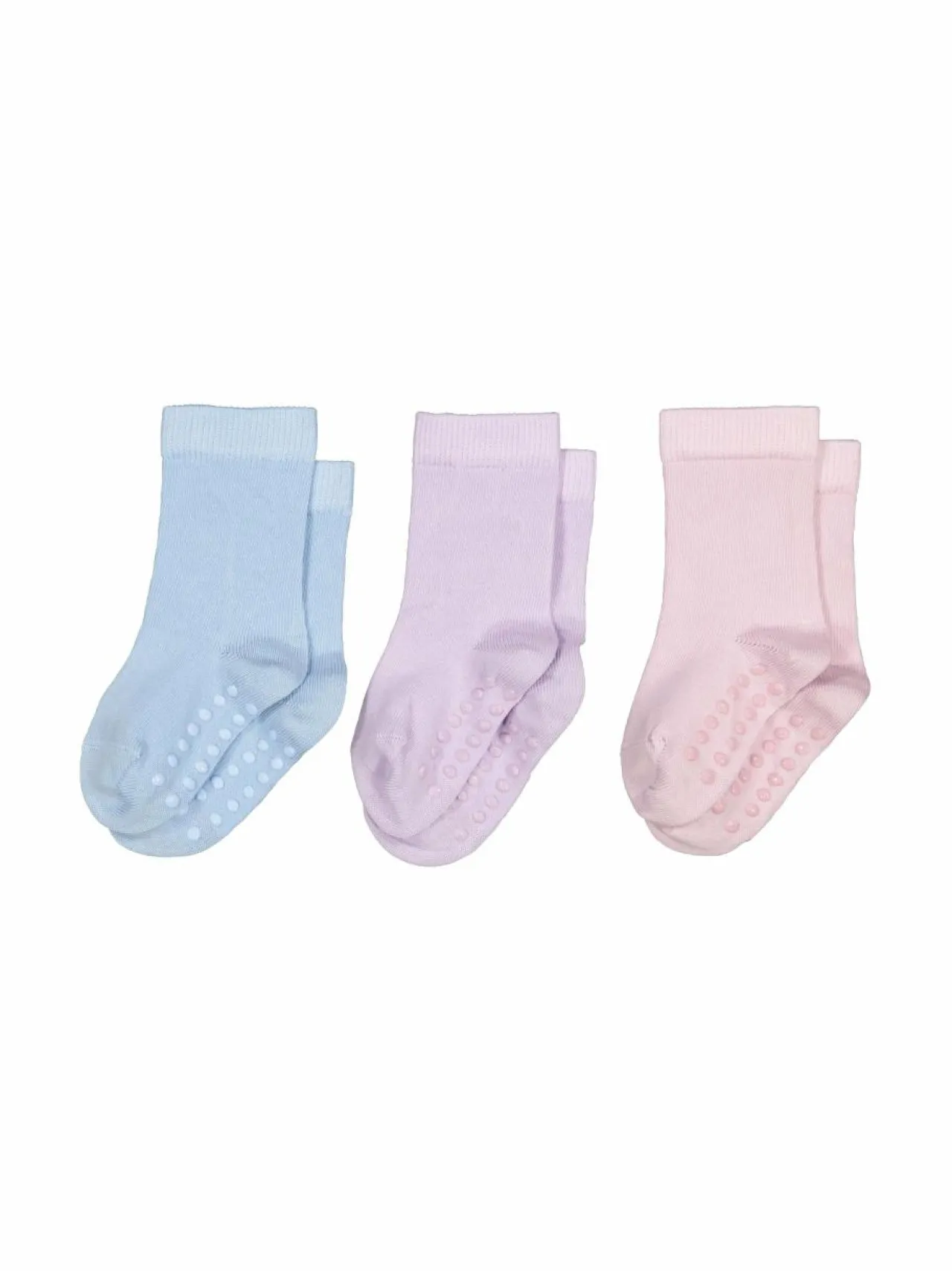 Sukat & Sukkahousut<Lindex Liukuestesukat 3-pack 4813 LIGHT LILAC