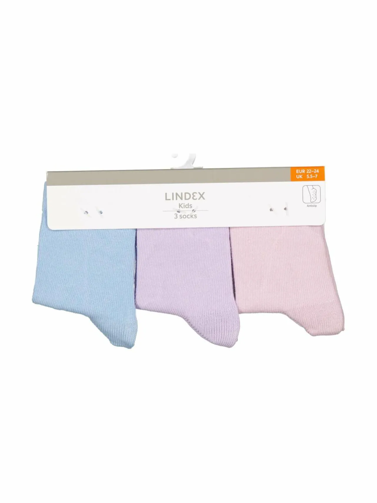 Sukat & Sukkahousut<Lindex Liukuestesukat 3-pack 4813 LIGHT LILAC