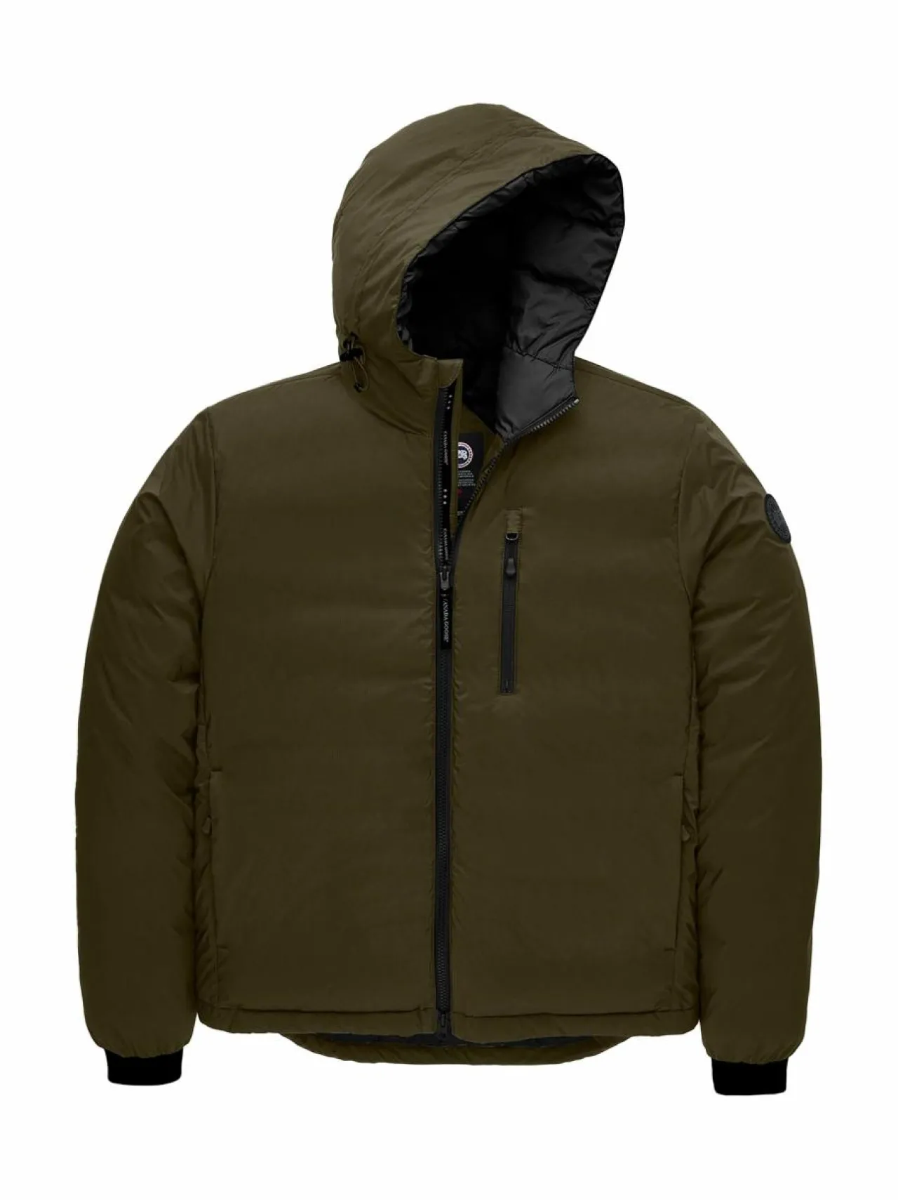 Urheilutakit|Takit<Canada Goose Lodge Hoody Black Label -untuvatakki 49 MILITARY GREEN VERT MILITAIRE