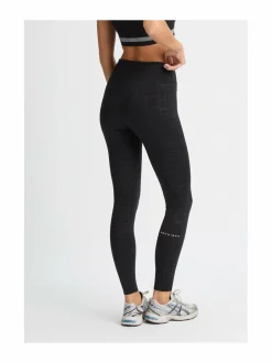 Urheiluhousut & Treenitrikoot<Röhnisch Logo Effect High Waist -treenitrikoot T487 BLACK LOGO EMBOSS