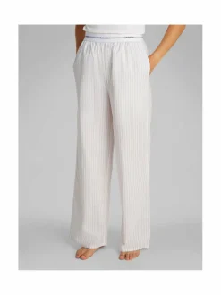 Yö- & Oloasut<Calvin Klein Underwear Logo Poplin -pyjamahousut T8K STEADY STRIPE PELICAN