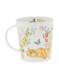 Mukit & Kupit & Asetit<Dunoon Lomond Floral Cats Ginger -muki 320 ml MULTICOLOR