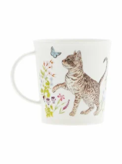 Dunoon Lomond Floral Cats Tabby -muki 320 ml^ Mukit & Kupit & Asetit