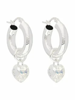 Korut<Annele Lonely Hearts Club -korvakorut SILVER/CRYSTAL