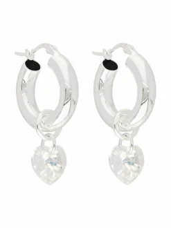 Korut<Annele Lonely Hearts Club -korvakorut SILVER/CRYSTAL