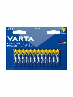 Varta Longlife Power AAA -paristot 12 kpl^ Lamput
