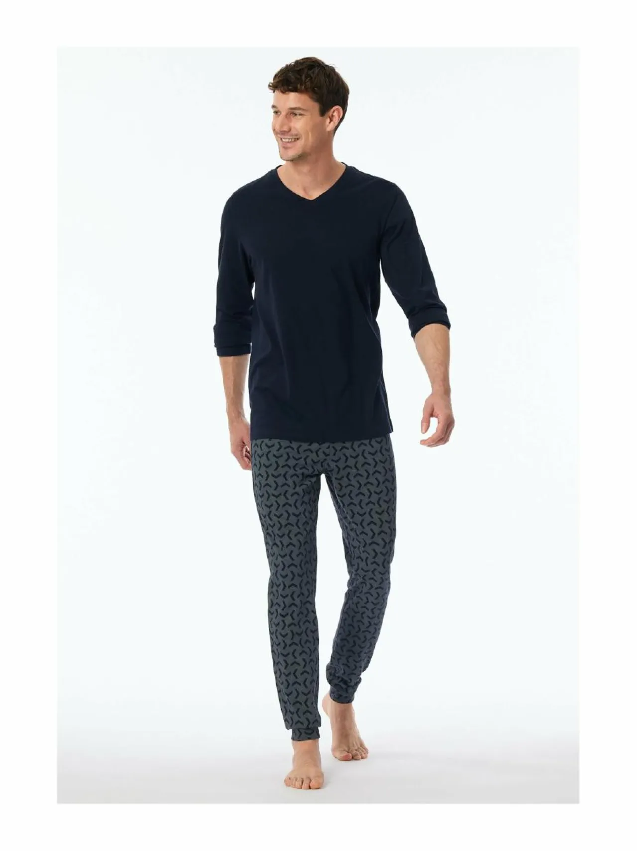 Schiesser Long-pyjama 2-osainen^ Pyjamat & Kylpytakit