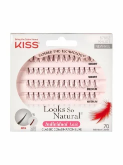 Meikkaustarvikkeet<kiss Looks So Natural Individual Lashes -irtoripset MUSTA