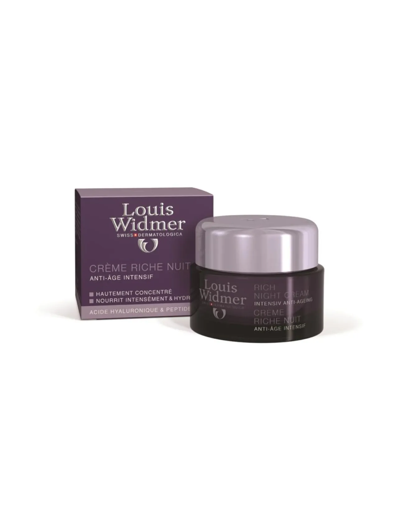 Ihonhoito<Louis Widmer Rich Night Cream -yövoide, hajustettu, 50 ml