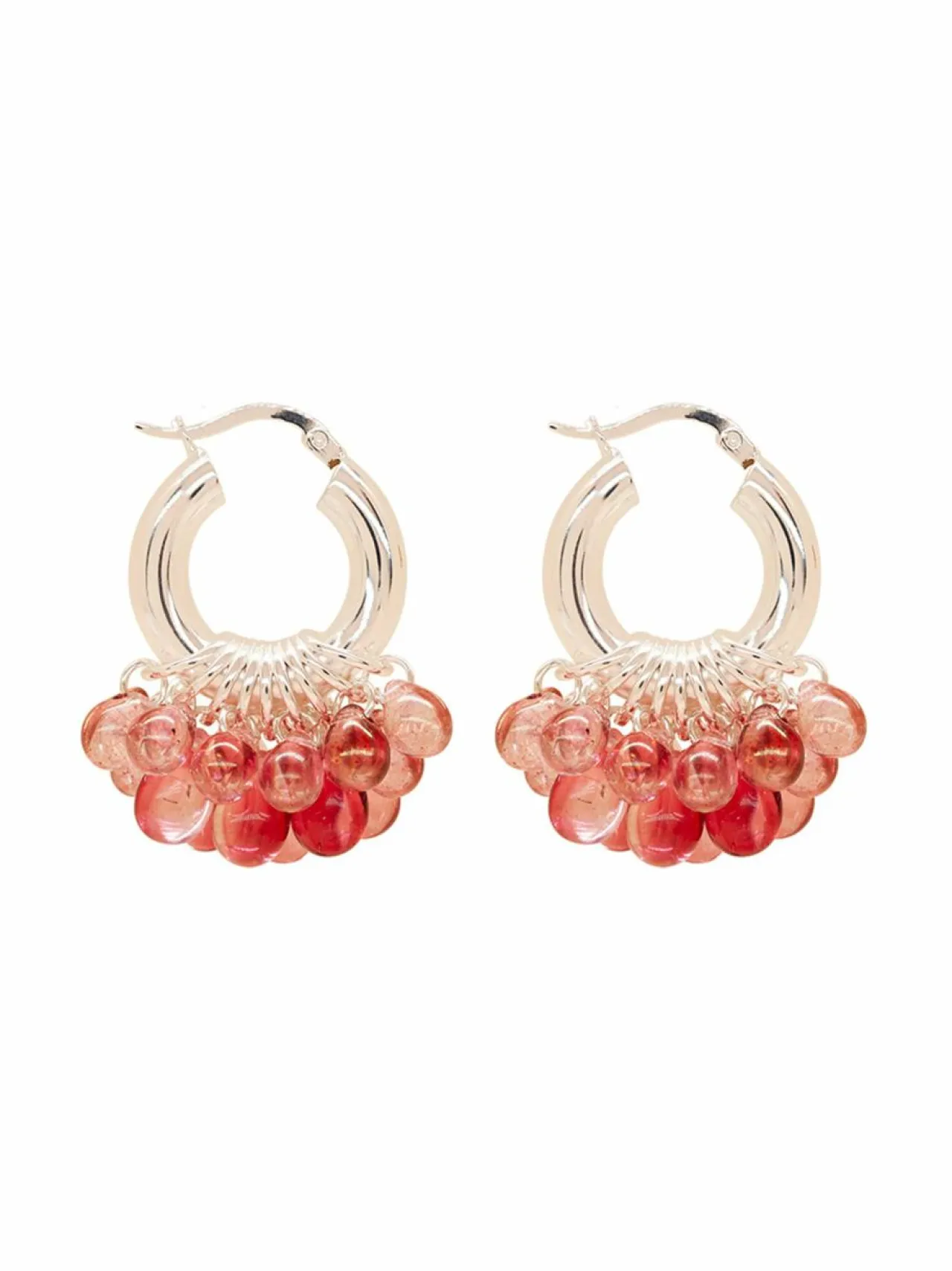 Annele L-O-V-E Earrings in silver -korvakorut hopea^ Korut