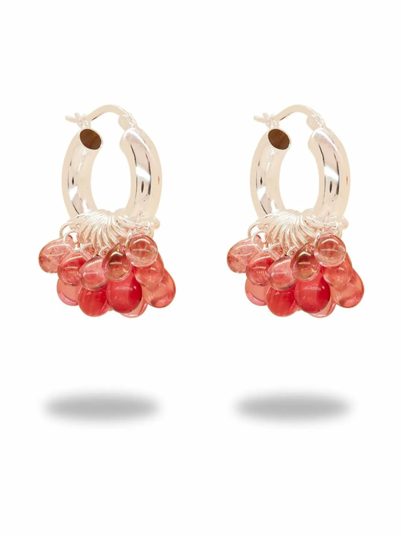 Annele L-O-V-E Earrings in silver -korvakorut hopea^ Korut